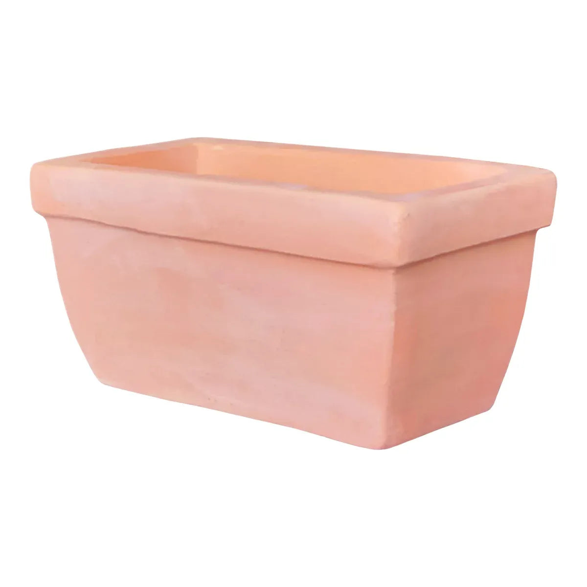 Verve 7L Stone White washed Rectangular Planter (H)15cm (W)30cm (D)51cm